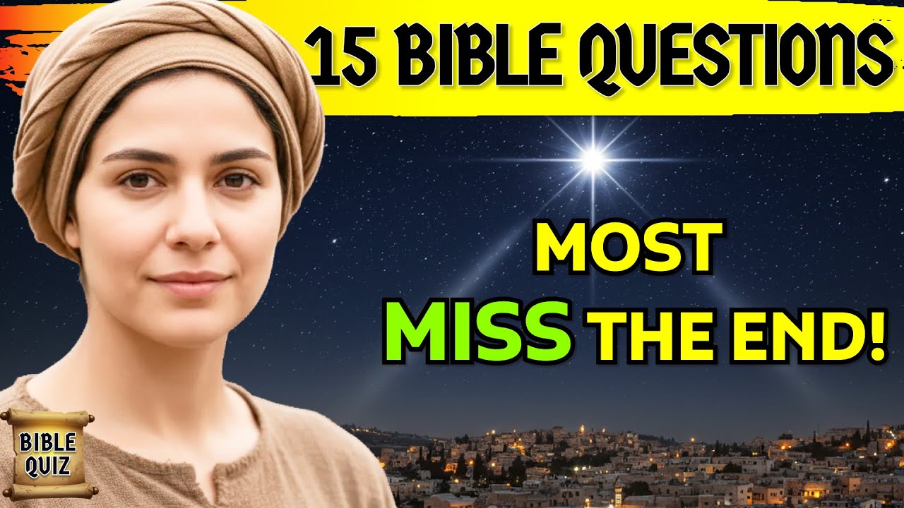 Большинство людей пропускают конец! 15 вопросов и ответов экспертов по Библии, чтобы проверить ва...