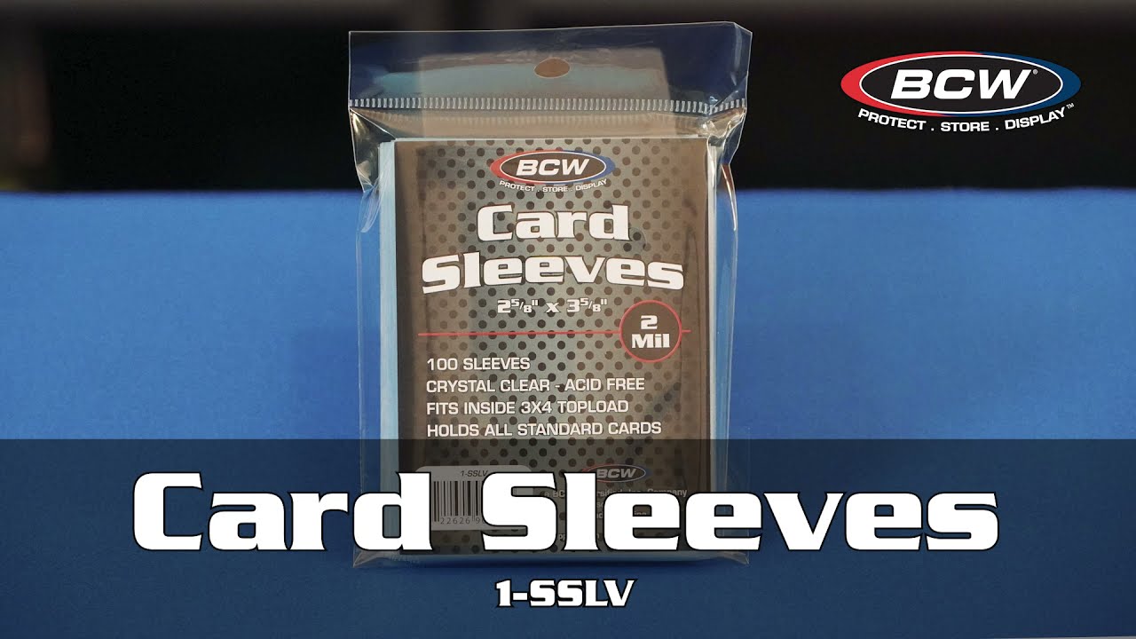 bcw thick card sleeves 200 BCW Card Sleeves - Crystal Clear main image 1