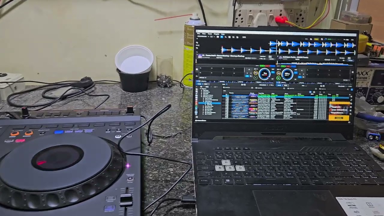DDJ-GRV6 DJ CONTROLLER TESTING TO C-TYPE PORT LAPTOP ASUS TUF Dash F15 i7 | Pioneer DJ by AlphaTheta