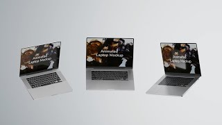 Realistic Laptop Mockup Presentation - After Effects Template