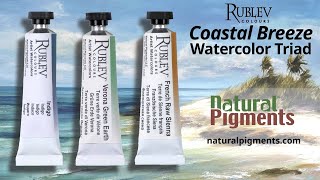 Rublev Colours Watercolor Triad 3 Coastal Breeze 30S