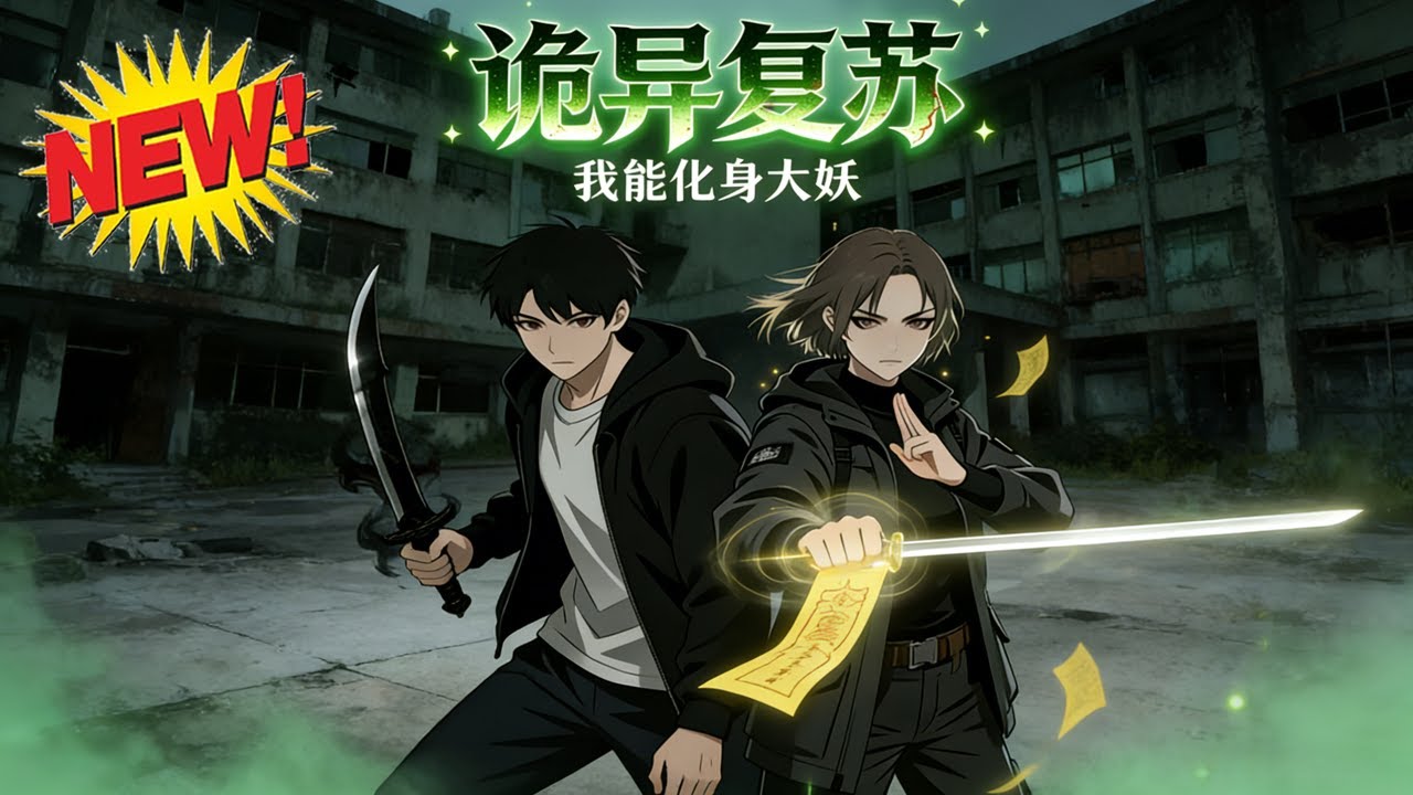 📢【新番上线】《诡异复苏:我能化身大妖》第1-77集丨半夜女鬼敲江辰门,他觉醒系统助鬼后变强,伴随凶案新闻频发,评论满是恐慌。#末世 #悬疑 ...