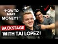 Backstage with Tai Lopez in Dubai: "How To Make Money"