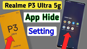 How to Hide Apps on Realme p3 ultra 5G | Realme p3 ultra App Hide Setting