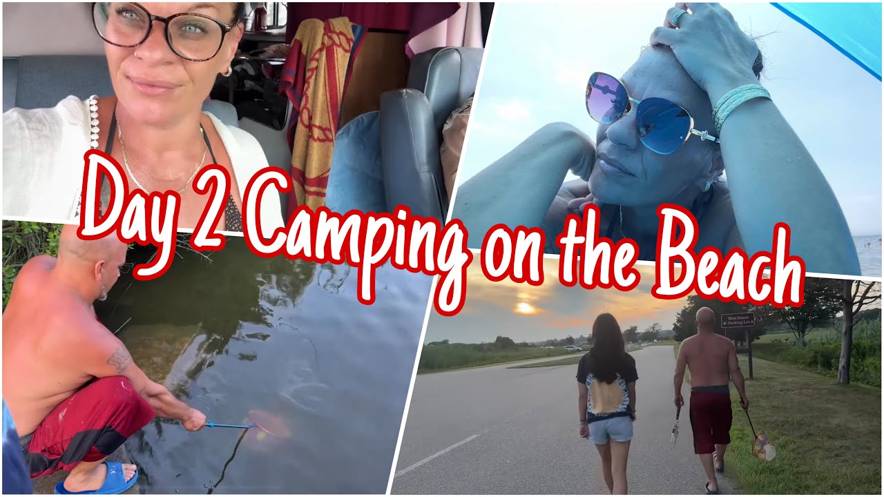 Who Trashed our Site • Camping at the Beach •Hammonasset Beach Ct