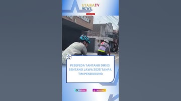 Pesepeda Tantang Diri di Bentang Jawa 2025 Tanpa Tim Pendukung
