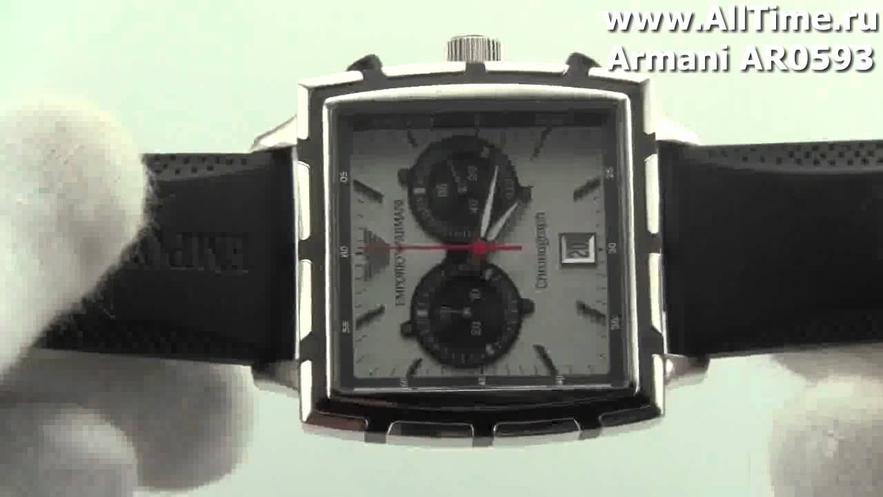 Мужские наручные fashion часы Armani AR0593 - YouTube