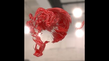 Blender particle fluid sim convert to curves. (tut in video description.)  Inspired by David McLeod.