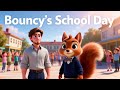 A Squirrel at Human School? 🐿️ Bouncy's First Day Disaster &amp; Triumph!