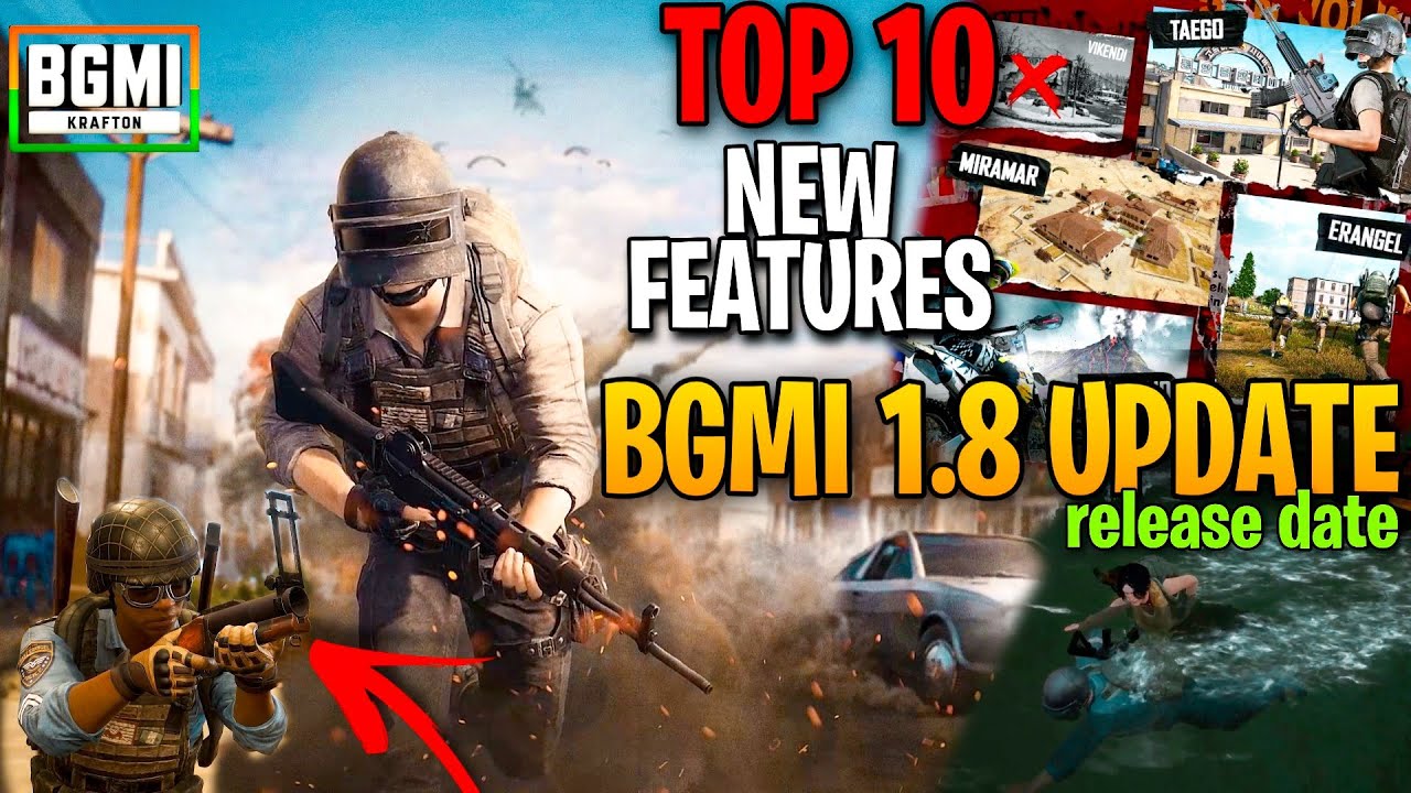 BGMI UPCOMING 1.8 UPDATE LEAKS TOP 10 NEW FEATURES | NEW GUN M79 PUBG/BGIM SS3 | M8 RP REWARDS