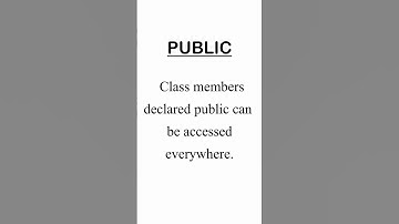 Access Modifiers in PHP | PHP - OOPS #shorts