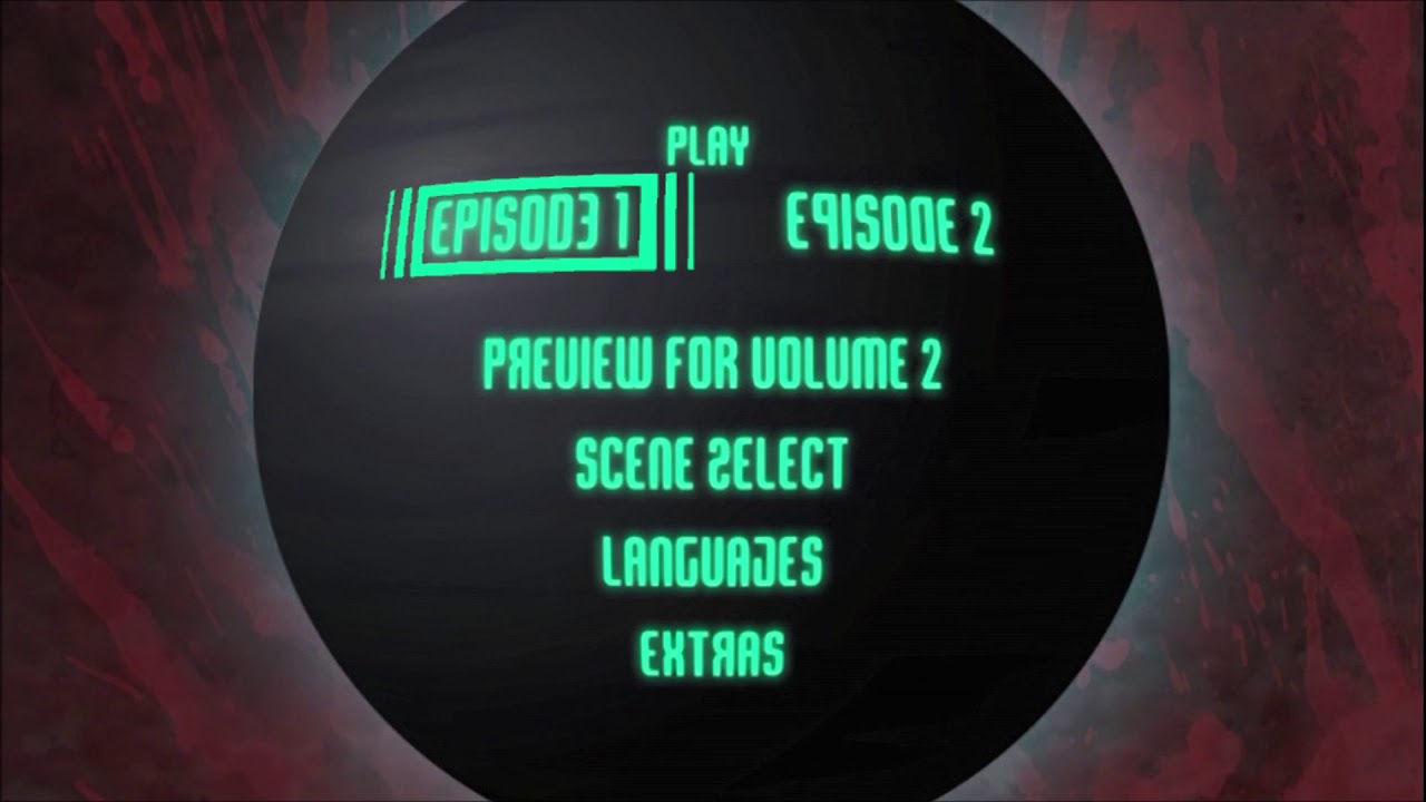 Gantz Season 1 Collection disc 1 DVD main menu screen loop - YouTube