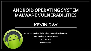 Android Operating System Vulnerabilities