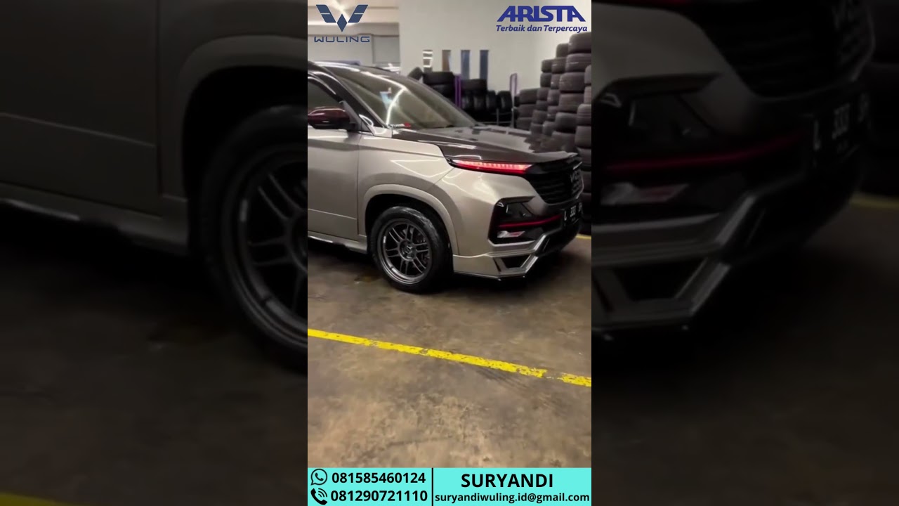 MODIFIKASI WULING ALMAZ RS TURBO EX CVT KEREN SEKALI 