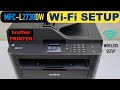 Brother MFC-L2730DW WiFi Setup, Using Display Panel.