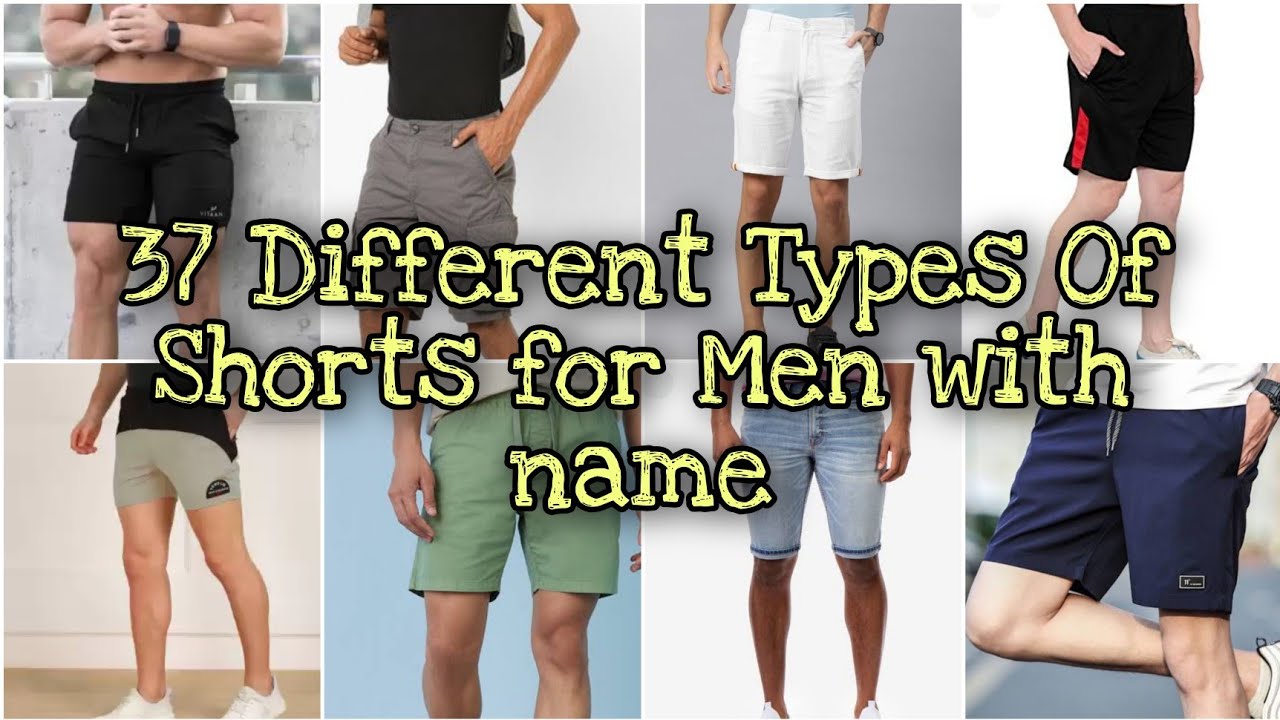 37 Different Types Of Shorts for Men with name।।TG Chic।। - YouTube
