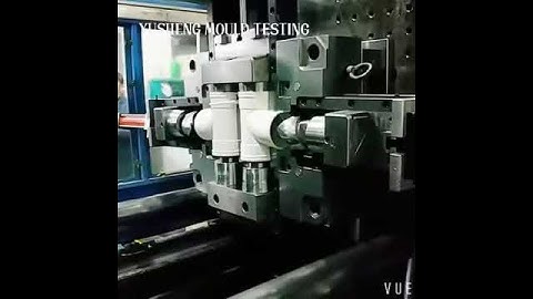 PVC pipe fitting mold /2cavity 110mm Equal Tee Mould