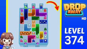 Drop Away Level 374 Solution Walkthrough