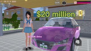 Ayano becomes a millionaire 😱//new life🤑💵 High School Simulator & Sakura School Simulator