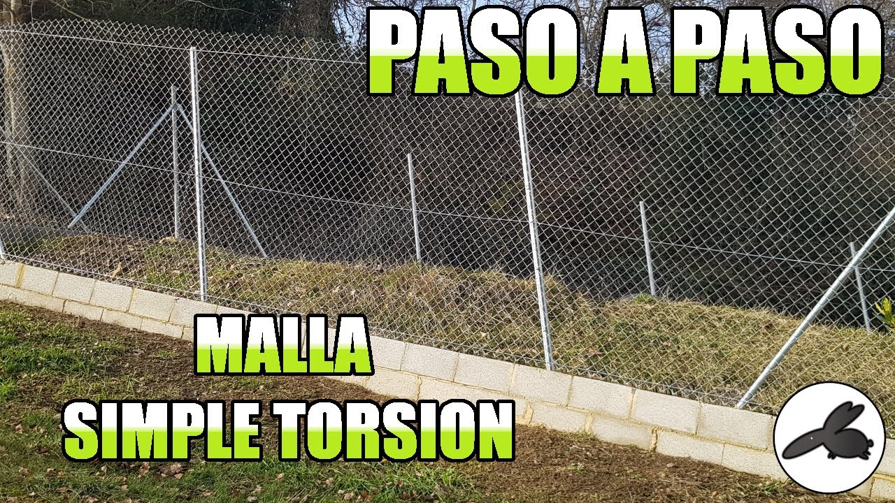 Como INSTALAR MALLA SIMPLE TORSION o TELA tu PASO A PASO. @SenorGrey - YouTube