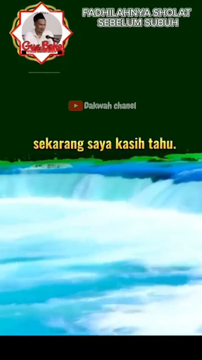 Gus Baha - fadilah sholat sebelum subuh #ngaji #shortvideo