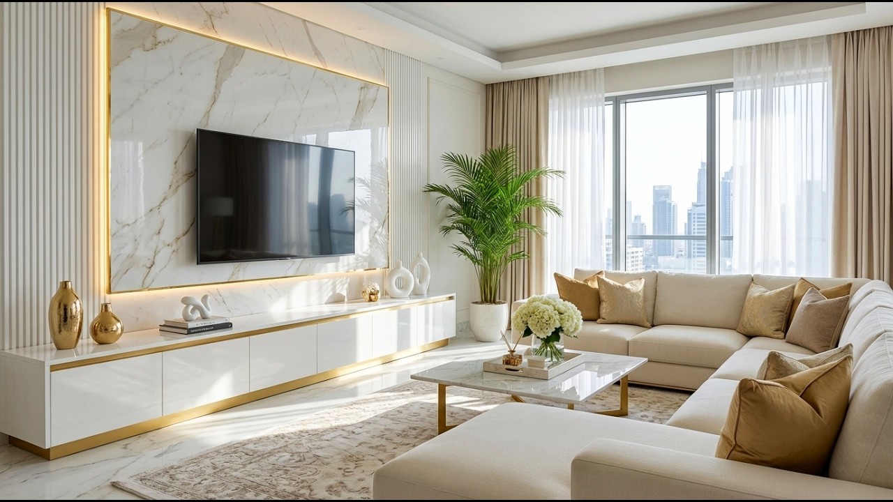 2026 Interior Design Trends | Modern TV Wall, Floating Units & Luxury Living Room Decorating Ideas 