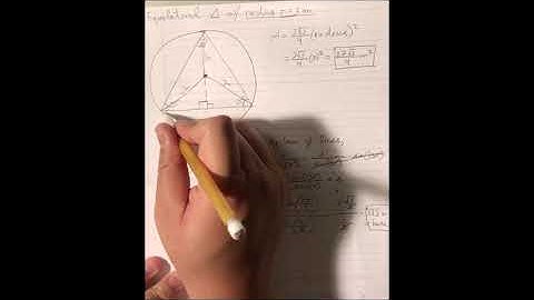 Areas of Regular Polygons Example 2 | Equilateral Triangle (All Three Methods)