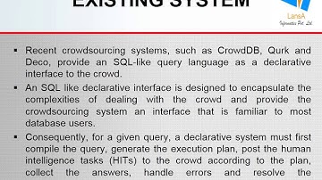 CrowdOp Query Optimization For Declarative Crowd sourcing Systems