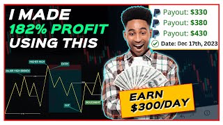 EARN 182% PROFIT FROM THIS STRATEGY | $300/DAY by Trading 1Hr Daily #earnmoneyonline #eurusd by Fury of Awesomeness 73 views 5 months ago 5 minutes, 45 seconds