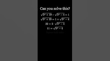 Math for quants | Algebra, Example 45                                          #math #algebra #quant