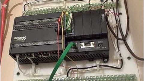 PLC installed in home