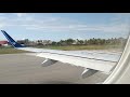 Pouso no Aeroporto Santa Maria em Aracajú, Sergipe, Brasil.