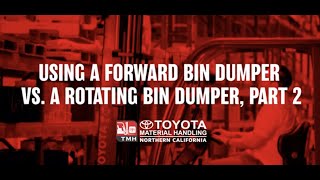 Forklifts for Vineyards: Using a Rotating Bin Dumper vs  a Forward Bin Dumper, Part 2 by Total Industries 105 views 3 years ago 1 minute, 48 seconds