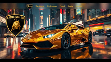 What Happens When HTML & CSS Meet Lamborghini Design?