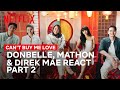 Donbelle mathon  direk mae react to scenes part 2  cant buy me love  netflix philippines