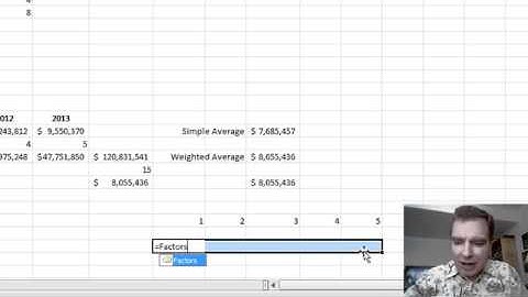 Excel Video 350 Naming an Array