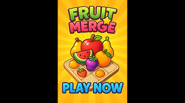 "Fruit Merge Fun 🍎🍉 | Colorful Puzzle Game for Kids 🎨 | So Satisfying!"