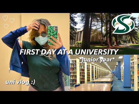 MY FIRST DAY AT A UNIVERSITY *in person* | CSU SACRAMENTO STATE VLOG ?