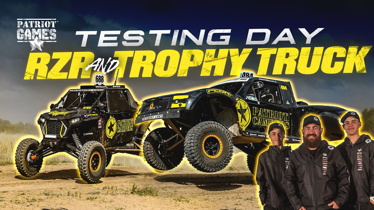 First Run In The Patriot Campers Aussie Spec Trophy Truck - Testing For The Gundy 400