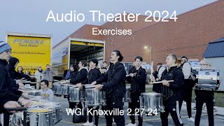 Audio Theater 2024 - Battery Exercises || WGI Knoxville 2.17.24