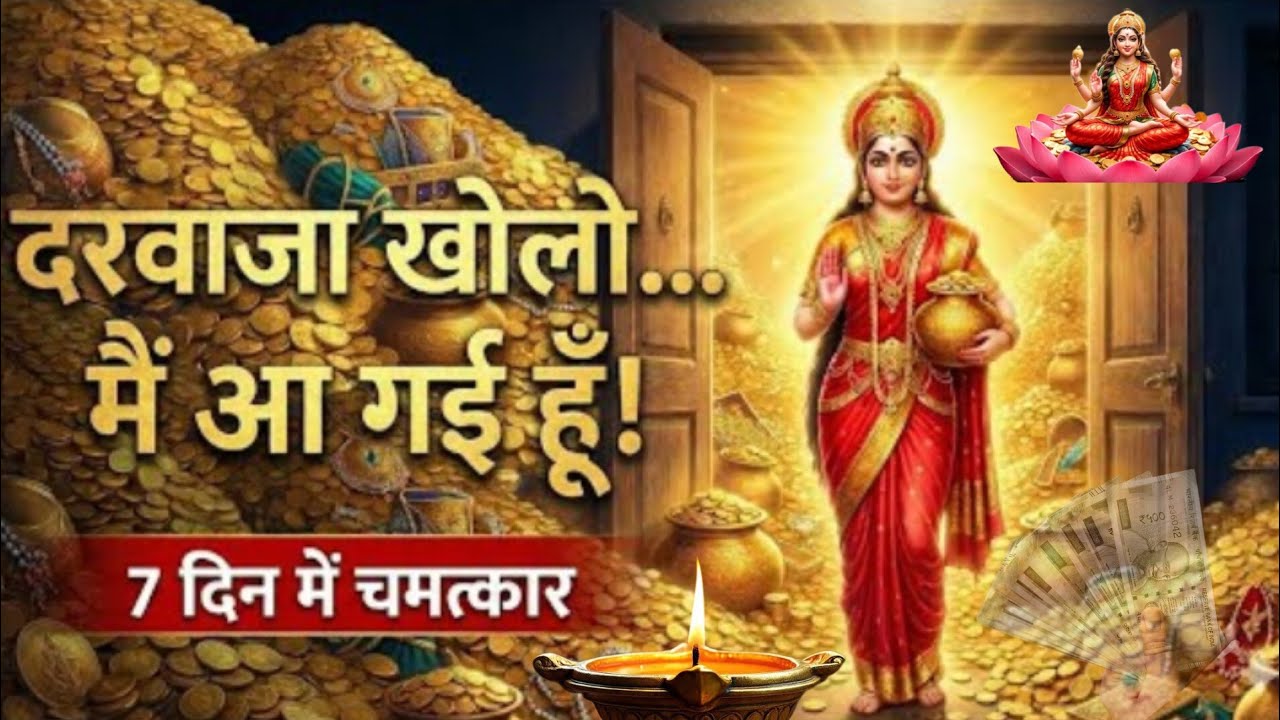 Maa Laxmi ne sun li aapki pukar | 7 din mein dikhega chamatkar | Laxmi Mantra