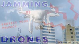 ✅✅✅  Anti Drone UAVs Manpack Jammer 110W in action, video demo test review