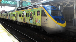 3174次第二代喔熊彩繪EMU800型區間車台南站開出 20170429