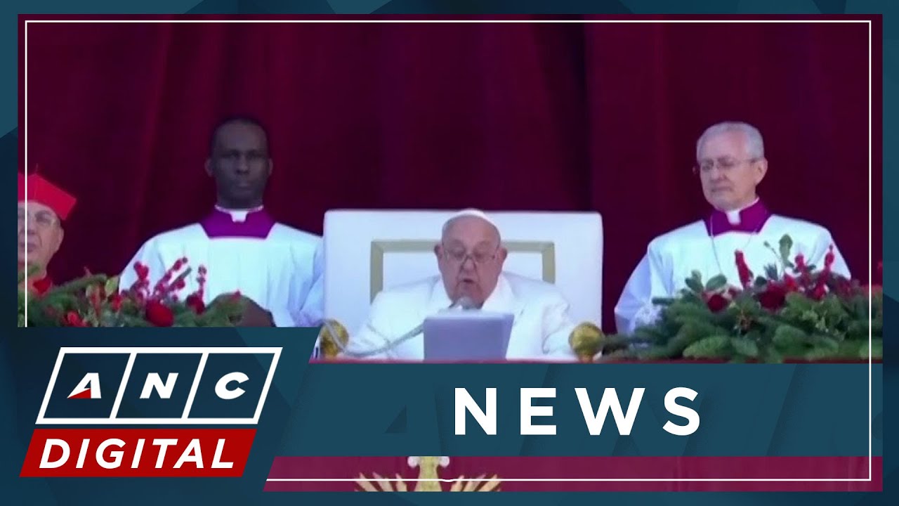 Pope Francis calls for talks to end Ukraine war in Christmas message ...