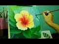 Acrylic Painting Lesson - How to Paint Gumamela Flower by JMLisondra