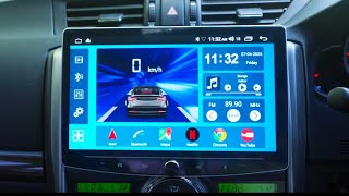 10 Inch Double Din Touchscreen - Detachable Floating QLED Car Radio with CarPlay & Android Auto
