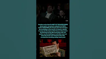 Don Draper Watches The Greatest Movie Ending Ever 