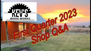 Q1 2023 Shop Update
First Quarter Shop Update! Once again I’ve been gone for work most of this first quarter. It’s hard to believe that the first quarter is already over!
Link for the Amazon Affiliate Page: https://store.kevswoodworks.com/affiliate
Link for the Website and Plans: https://kevswoodworks.com
Link for the Forum Site: https://forum.kevswoodworks.com
My Email: Kev@kcwworks.com
Facebook: Kevs Woodworks
Instagram: kevs.woodworks
Thanks to Mark Chutuk for the awesome music!
Viewer Questions .
• Got asked when the new lathe is going to be in.
o It hasn’t been ordered yet.. Hoping to soon. Sometimes life just gets in the way but, I’ll get there.
• Got asked how the Fiddes is holding up on the forever bench?
o I reached out to Jeff and he’s told me that the finish on the bench is holding up well! He did mention that he got a little damage to the top around one of the dog holes but, that it was easy enough to repair.
• Got asked for the actual dimensions on the panel sled and if there will be plans?
o I used Sketchup to make a drawing with dimensions and posted it on the screen at (Add the video location)
• It was suggested that I simply didn’t tighten up the knobs enough on the Jessem Roller Guide.
o See video at 2:46
• Got asked for dimensions on the Festool Rail Racks..
o I used Sketchup to make a drawing with dimensions and posted it on the screen at 4:23
• Got asked about the flatness on the jointer bed.
o If there’s any inconsistencies in the bed, they’ve never caused me any issues.
Coming Up:
• There’s a few projects being designed right now..
o Bedroom Furniture – I still have one more spare room to build furniture for. The designs are complete and posted in the member only section of the forums complete with bid sheets. I’ll make these public when I release the videos but, if you want early access to the information, join the forums and go have a look!
o Metal Cabinet – Just trying to get the finishes into a metal cabinet and open up some room to store other stuff close to my work station.
o I’m considering adding a tool tray to the back of the Roubo. It would be set back enough to still allow clamps under that side of the bench. Just a small tray to hold some items when I have the bench rolled out and not near the hand tool corner.
o I’m considering a major change to our dining room area with a bench seat and additional storage.
o I still have one end table to design and build for our living room.
Social Media Stuff:
• Website - We’re currently caught up on plans so, if there’s something you really want plans for, let me know. It’s seeing increased traffic and plan downloads!
• Amazon Affiliate Page - I really appreciate the support and it’s helping! There’s a link above to the affiliate page. Whether it’s me or anther content creator, this is a great way to support those creators at no cost to you.
• Instagram – Just a crazy year and I’m way behind on this platform! Apologies. I will be adding a few more pictures as the video releases for some of these projects get closer. I’m trying to space these out a bit so I’m not going so long without posting anything. Thanks for following!
• YouTube – Crazy work year but, we’re still on schedule with content! Thanks to all that have recently subbed! It really is appreciated!
• Forum Site – It’s all about the members – Welcome to the new members! I hope you’re enjoying the content and conversations! Q1 2023 Shop Update