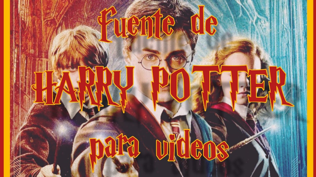 Como HACER LETRAS de HARRY POTTER⚡para VIDEOS (con inshot) desde TU