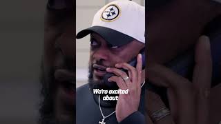 The call to Kaleb 📞 #steelers #NFLdraft